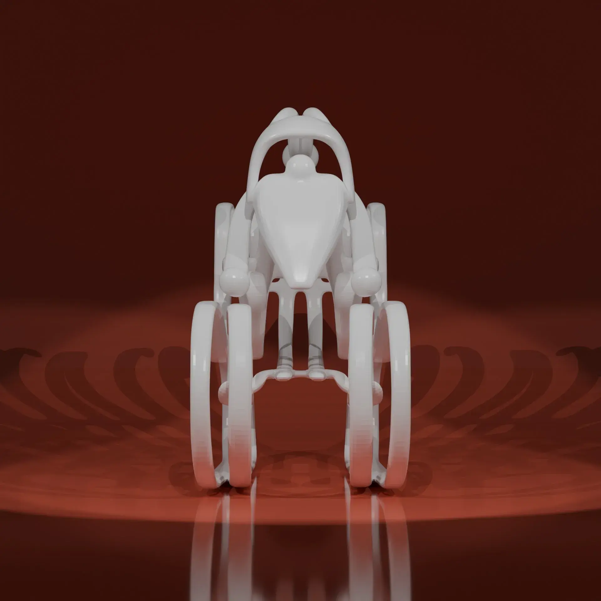Santa Sleigh Sculpture