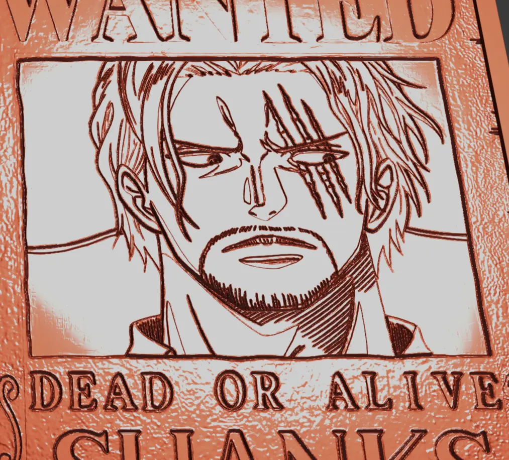 Characters & Creatures STL indir - shanks - tek parça - aranan