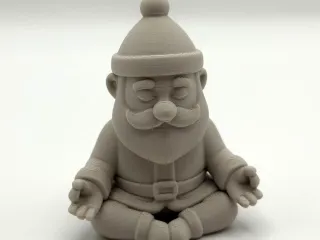Meditating Santa