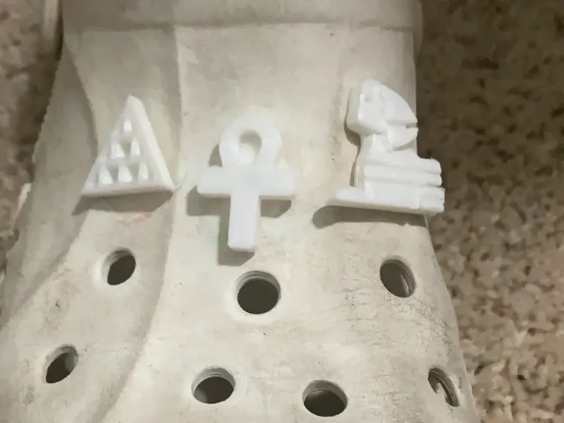 Breloques Croc de la Civilisation Égyptienne