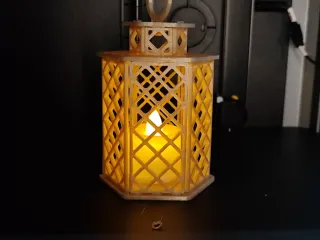 Hexagonal Lattice Decorative Lantern