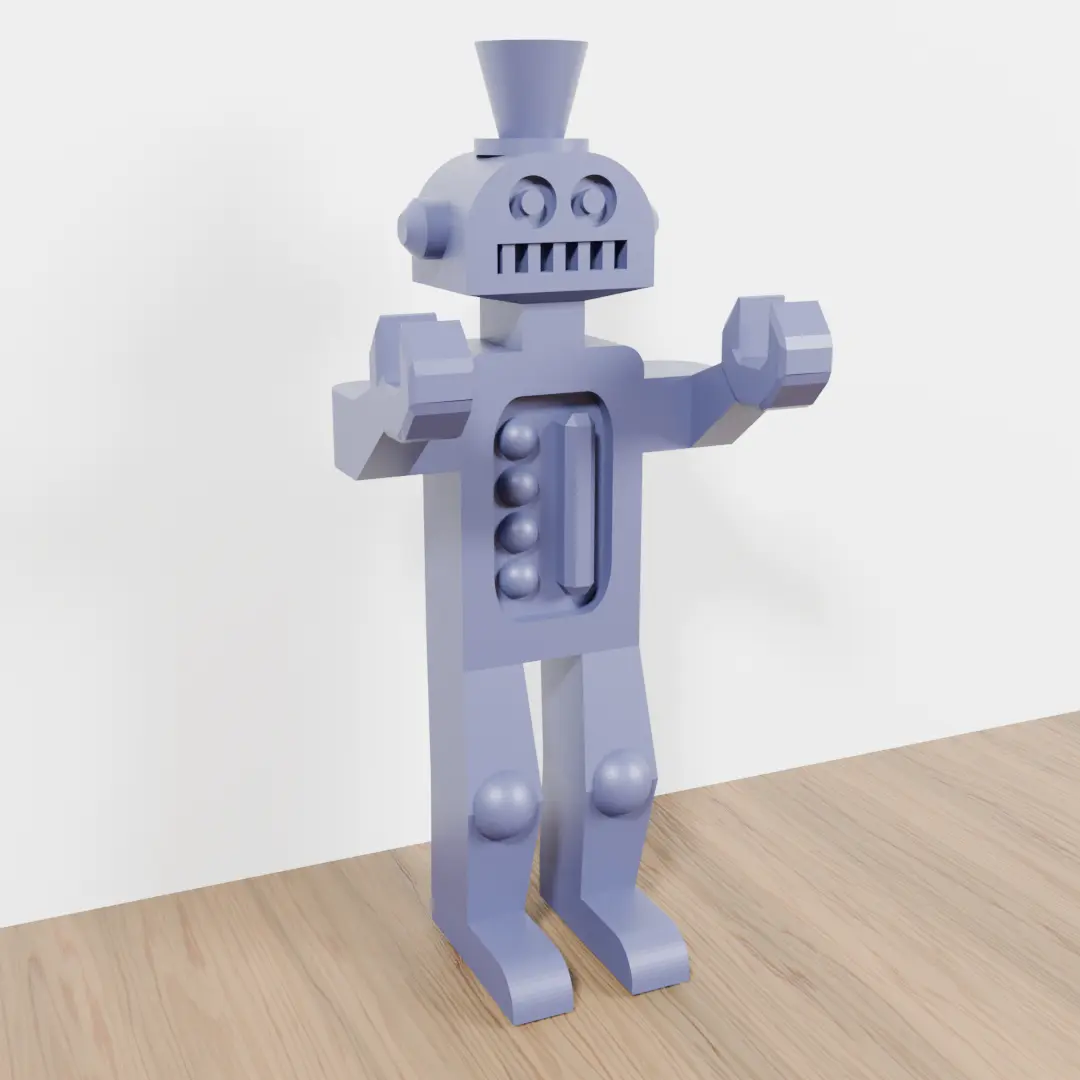robot pencil holder