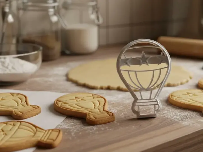 Hot air balloon 2 cookie cutter