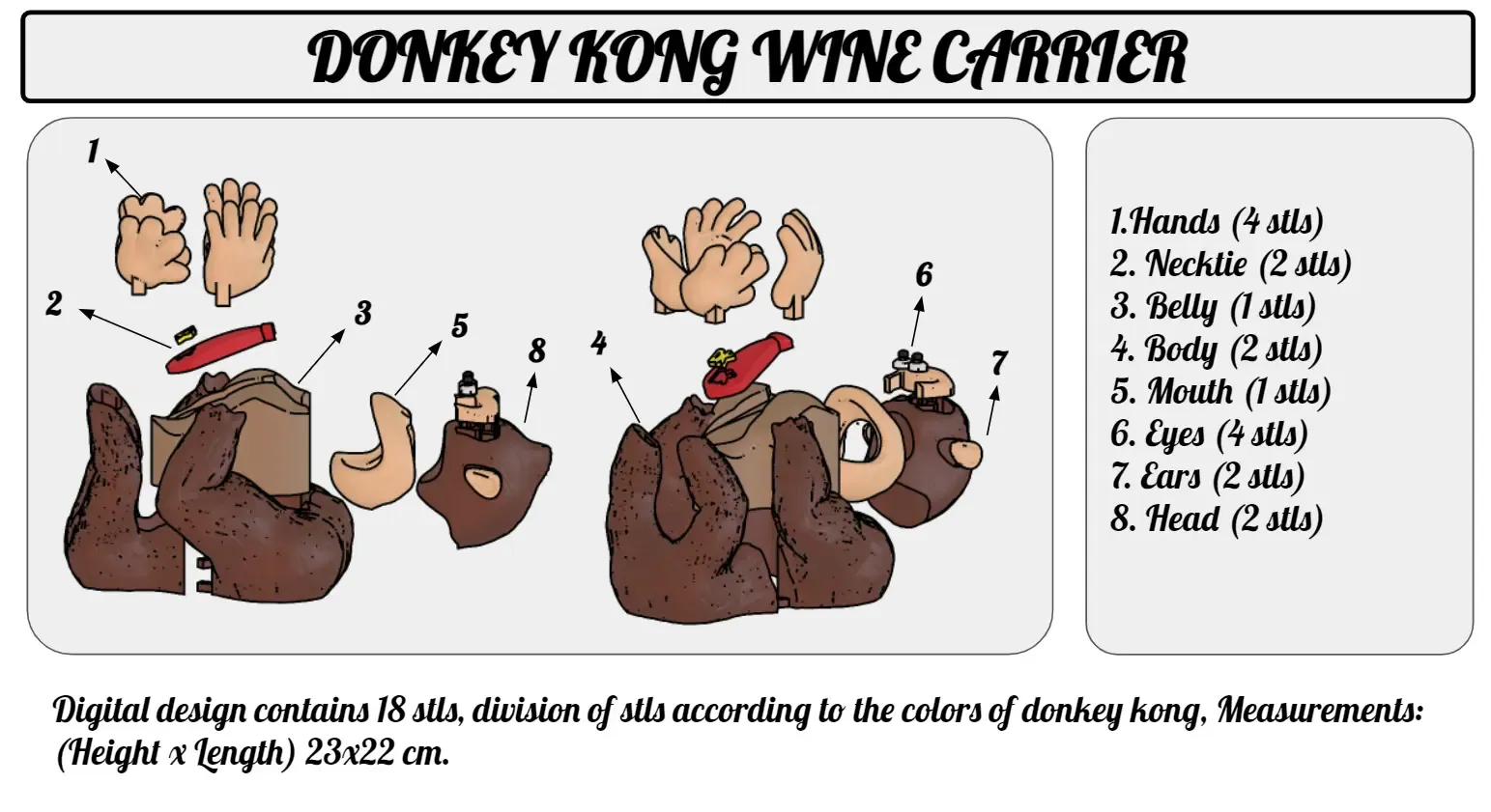 DONKEY KONG WINE CARRIER