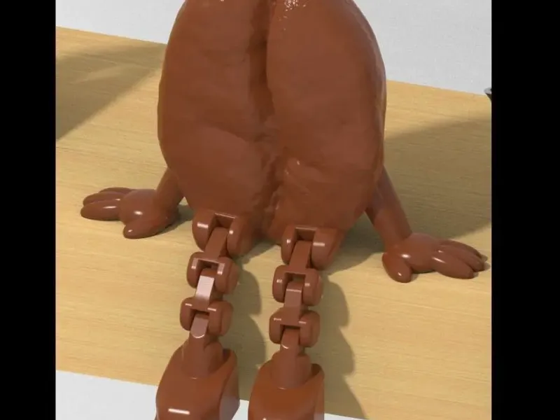 ☕ Coffee Bean Man – Funny 3D Printable Figure STL | Desk Toy