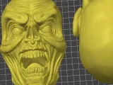 Scary face for window-0