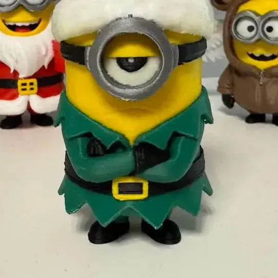 Stuart is a grumpy elf minion