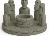 Moai - tea light holder-0
