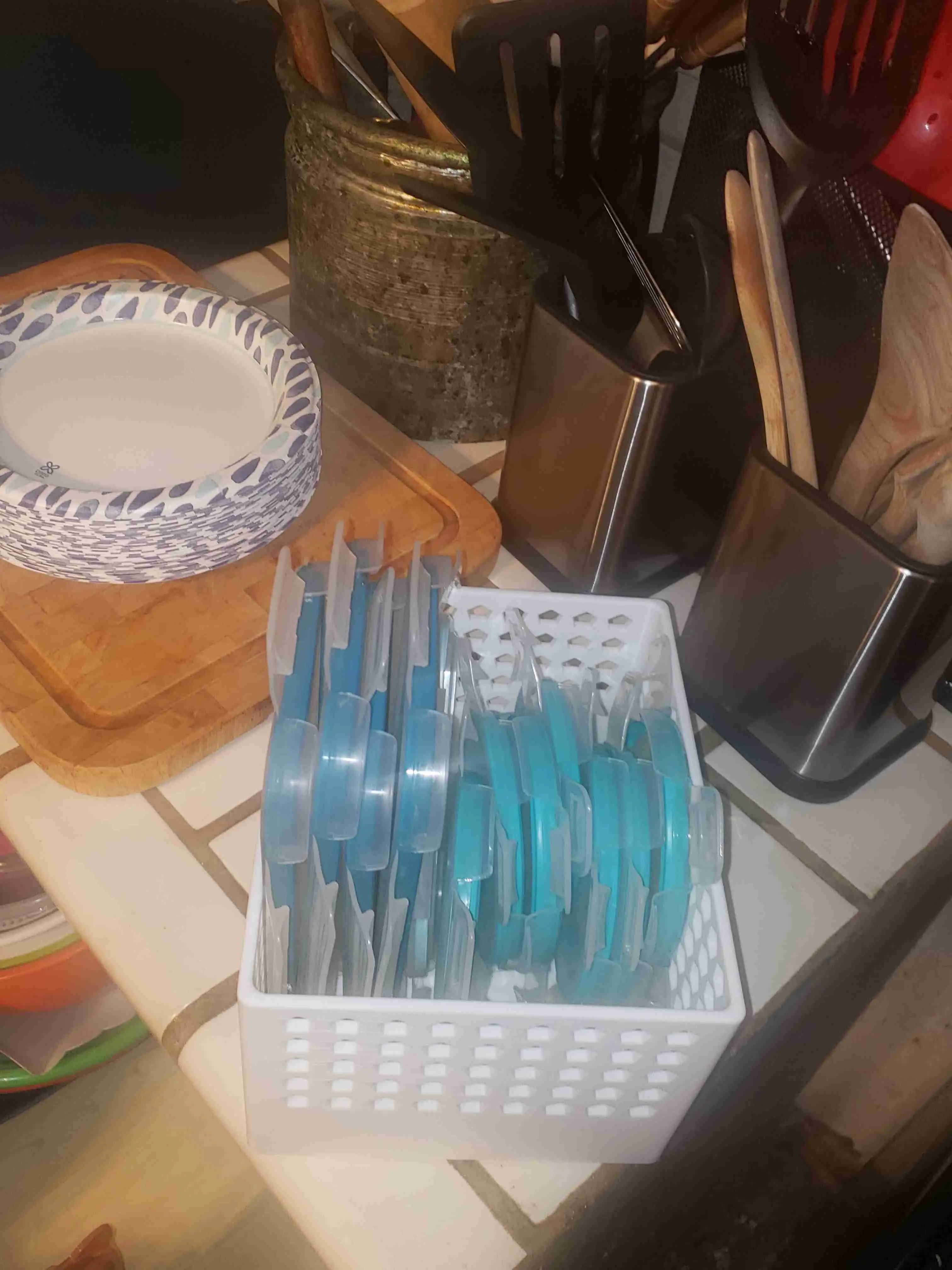 tall organizer basket