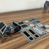 Darth V. Tie Advanced X1 Kit Card