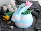 Modern Easter Bunny Planter-1