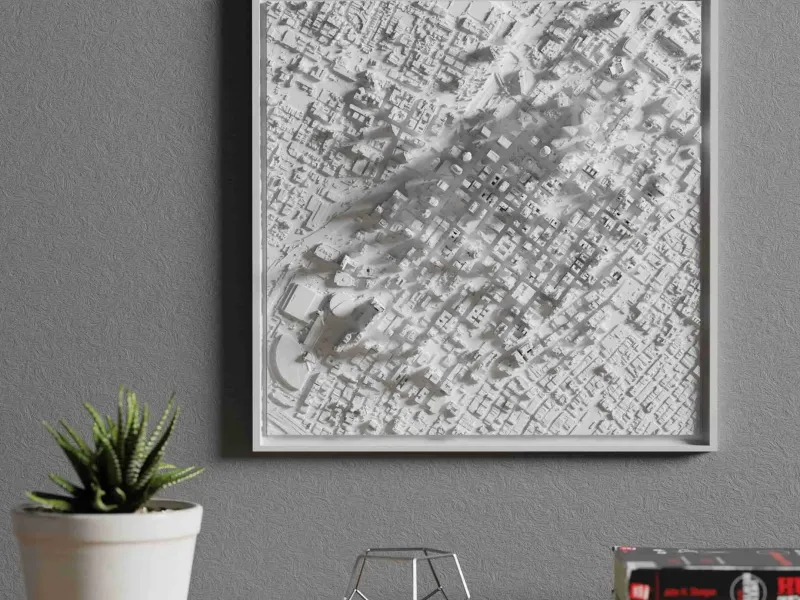 3D MODEL OF LOS ANGELES, CALIFORNIA