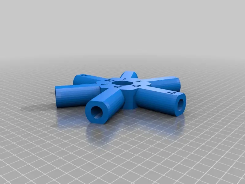 Connettori a cupola geodetica 8V per tubi in PVC da 1