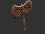 Hulk Battle Axe 3D Printable Weapon Prop 3D print model-4