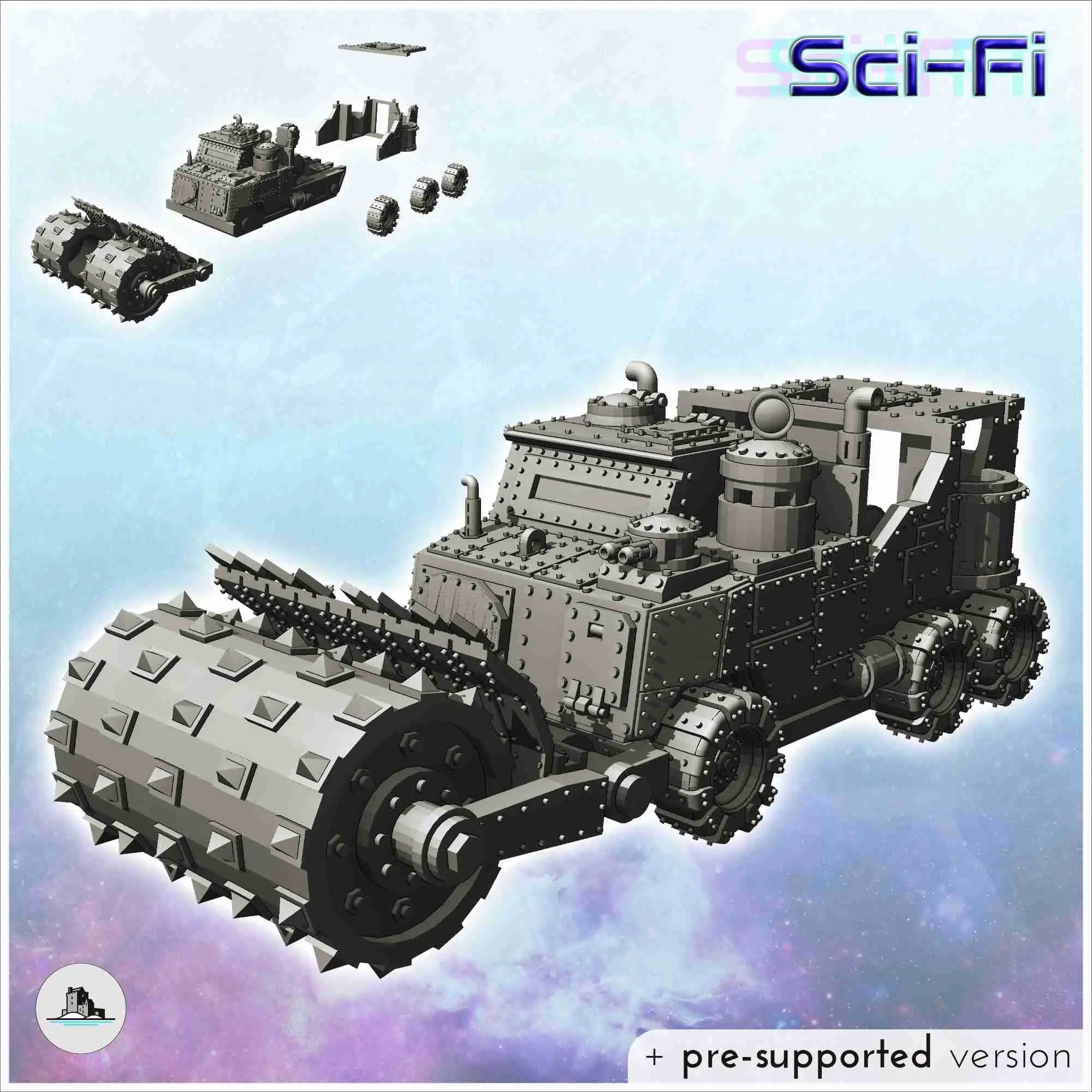Ork Sci-Fi Fahrzeuge Pack Nr. 1 - Miniaturen Warhammer 40k 40
