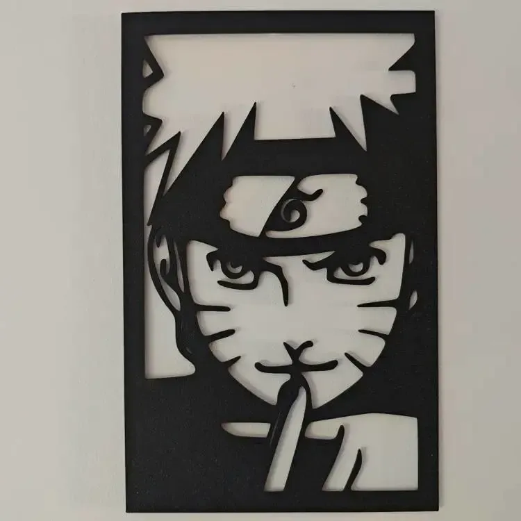 Naruto Jutsu – Mural en Silueta