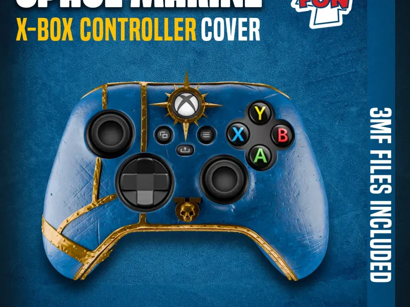 Warhammer 40K Space Marine X-Box Controller Cover