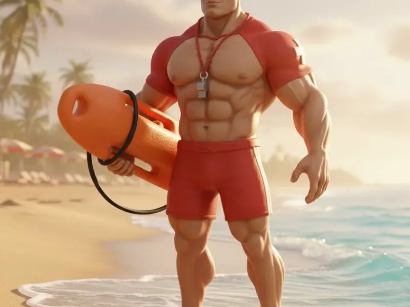 Guardavidas, lifeguard, mar, playa