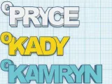 Carter, Pryce, Kady, Kamryn Name Tag-0