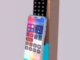Soporte universal para mando a distancia con colgador para teléfono o cable-1