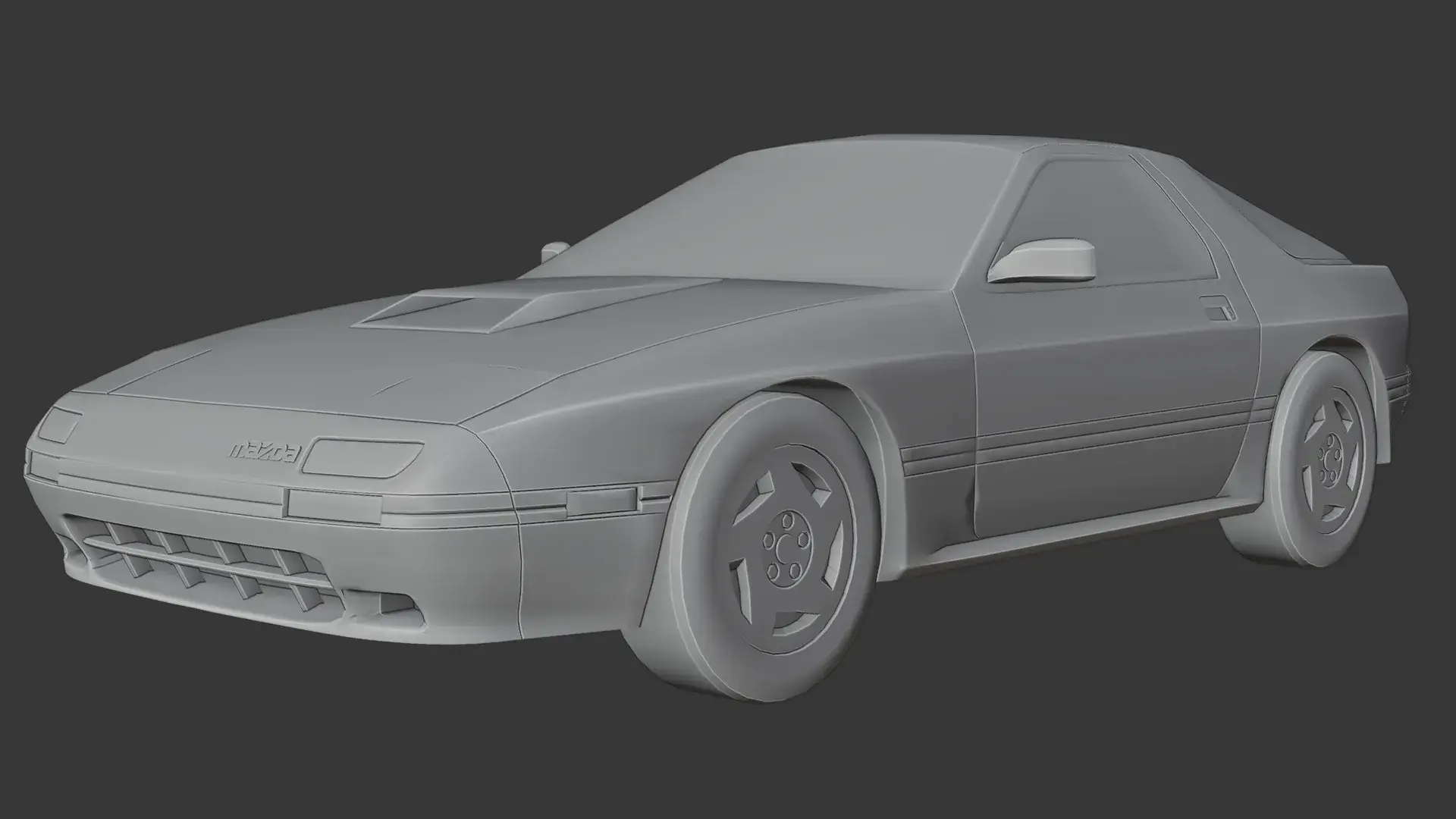 Electronics & RC (Remote Control) STL Download - Mazda RX7 FCby Printy Life