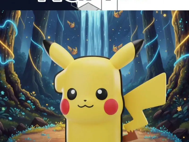 Number 1-Pikachu Inspired 3D Number Collection
