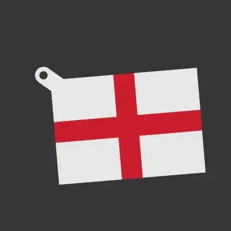 GB - Great Britain Flag keychain