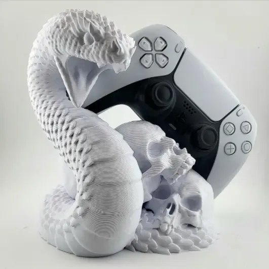 Snake Skull PS5 Controller Holder - Home - PLA - 3D printed product
