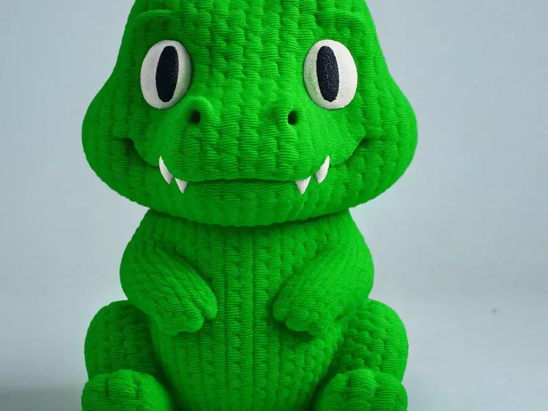Knitted Crocodile - Cute Animals