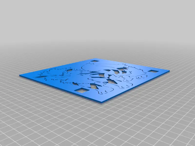 059 Arcanine stencil + 2D | 3D models download | Creality Cloud