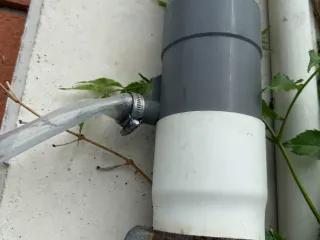 tubo grondaia recupero acqua piovana
