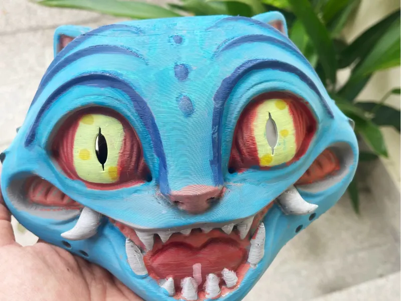 Derby-Tiger-Maske - KPOP Demon Hunters Cosplay - KOSTENLOSE STL