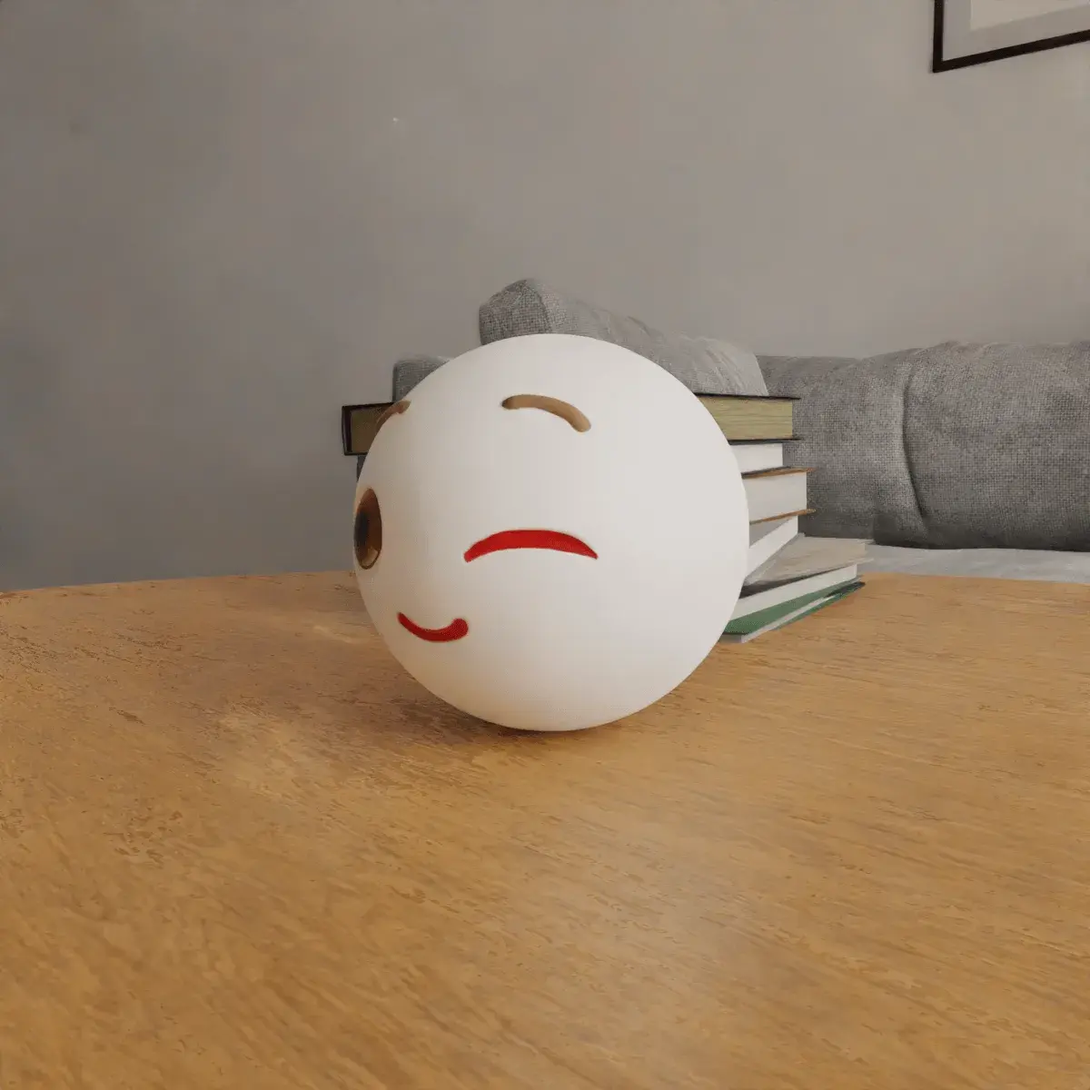 cute smiley face for desk decoration
