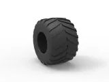 Monster Jam tire 24 Scale 1:25-7