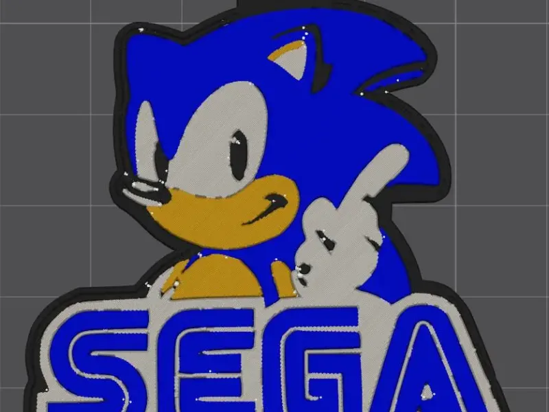 Sonic Sega Keychain - Llavero