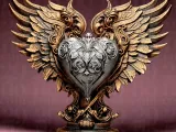 Baroque Winged Heart-0