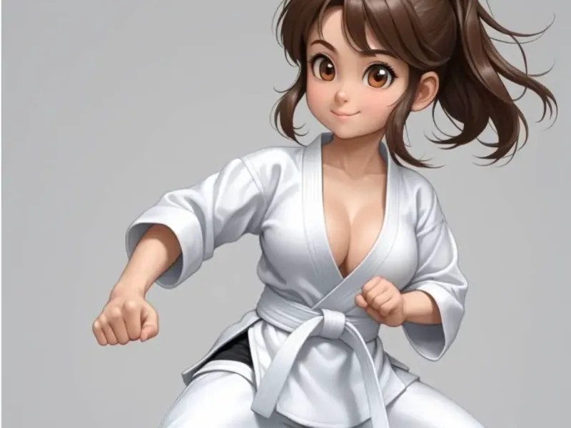 Anime Karate Girl
