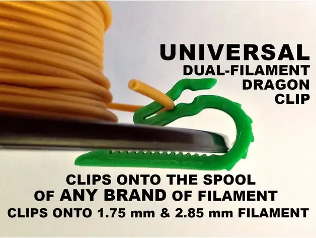 Universal Dual Filament Dragon Clip