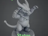 Mythical beast Statue-0