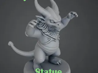 Mythical beast Statue