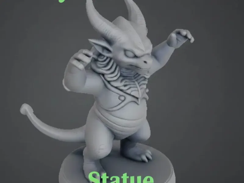 Mythical beast Statue