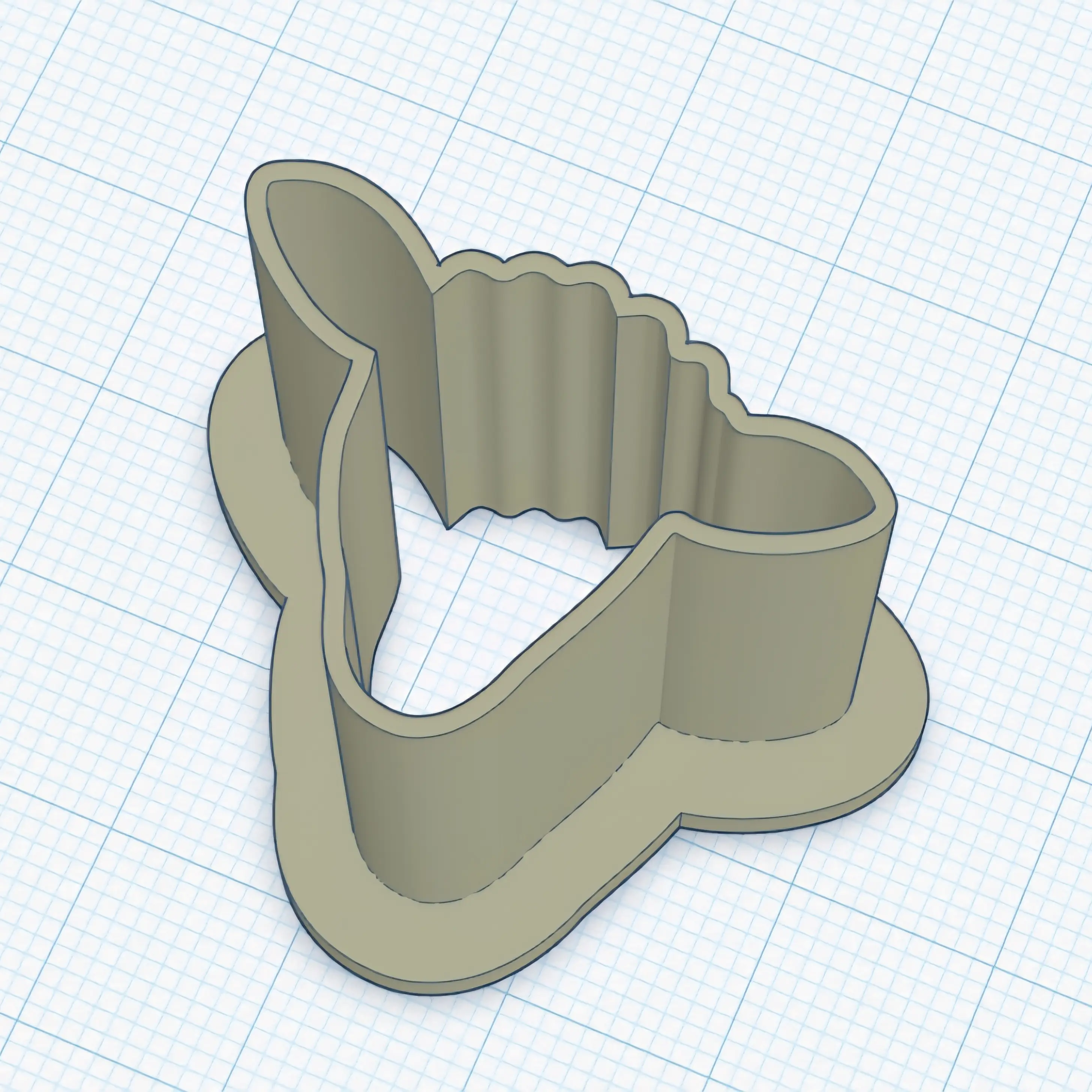 sheep head cookie cutter small for oreo