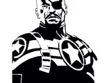 Nick Fury stencil-0
