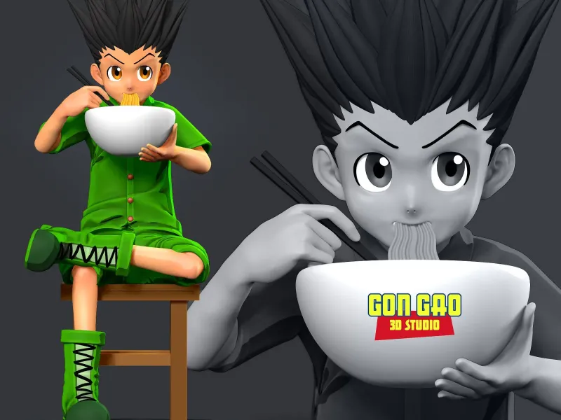 Lunch with Gon Freecss