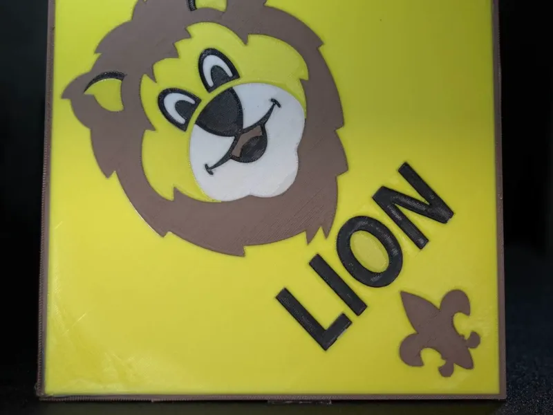 Cub Scouts Lion Plaque