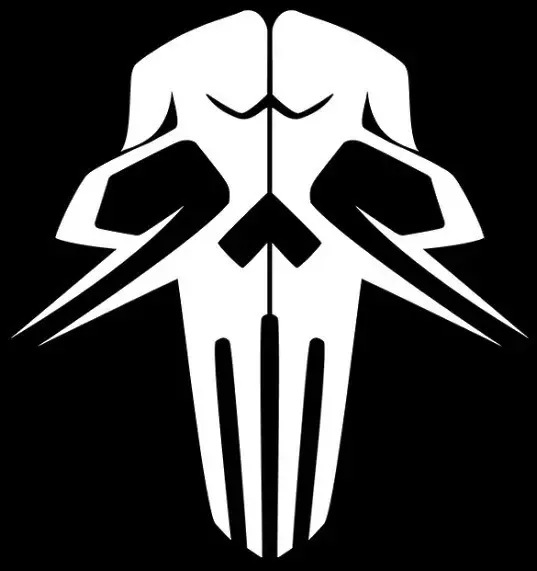 Arachne Skull stencil