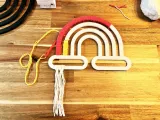 Macrame Rainbow Frame-1