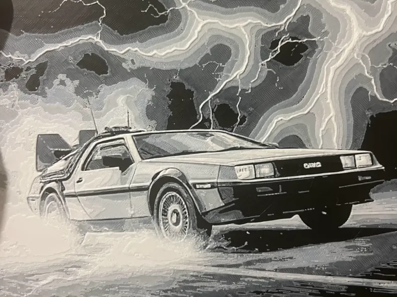 DeLorean DMC-12 Hueforge 200x200