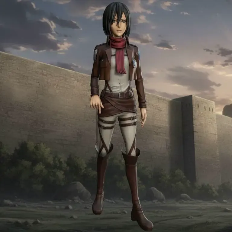 Mikasa - Anime Ataque a los titanes