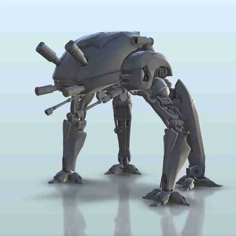 Robot Bot 4000 - ciencia ficción futuro 40k escenografía
